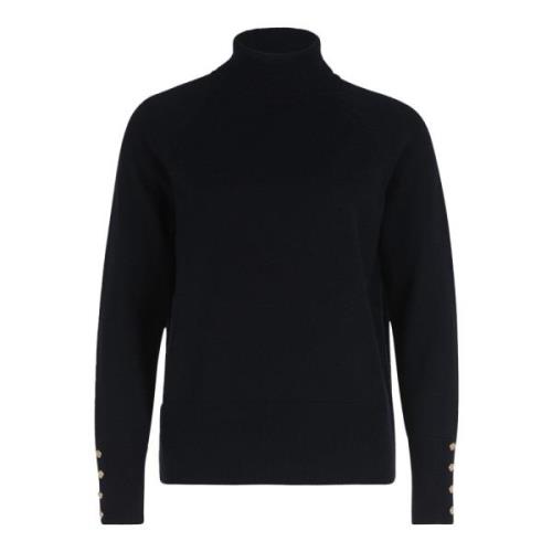 Turtleneck Sweater med knapper