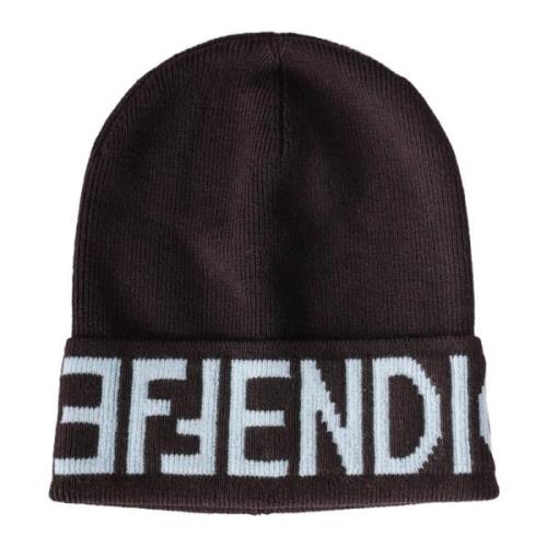 Logo Beanie Hat i Luksuriøst Uld