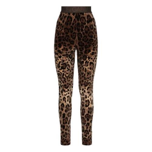 Leopard Jacquard Leggings