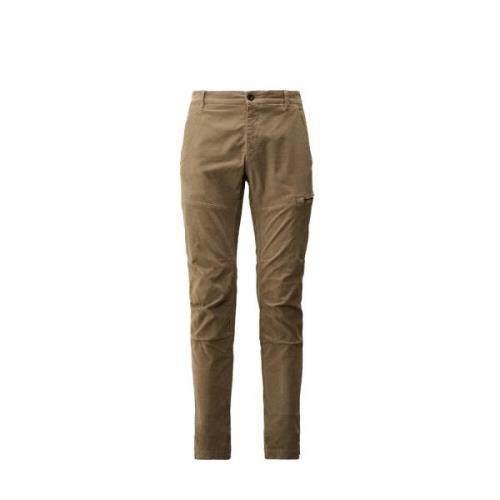 Corduroy Stretch Bukser med Cargo Lomme