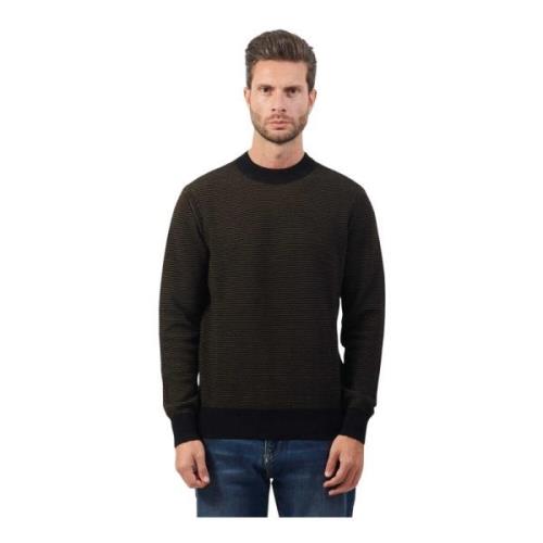 Sort Sweater Regular Fit Bicolor