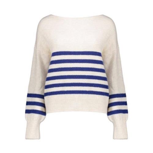 Stribet Lurex Pullover