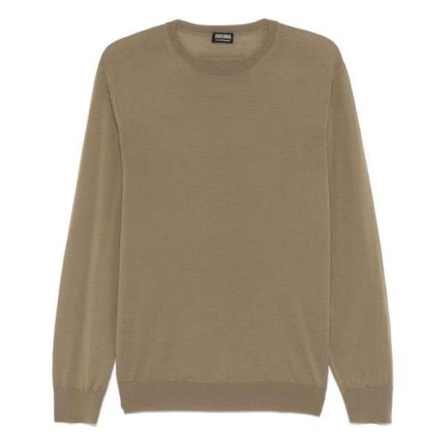 Uld Crew-neck Strikvarer