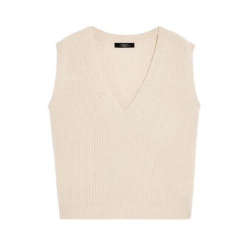 Luksuriøs Cashmere Vest med V-hals