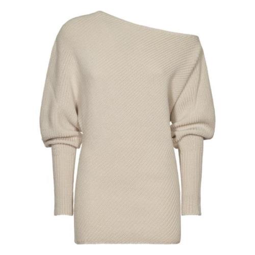 Ivory Uldblanding Sweater