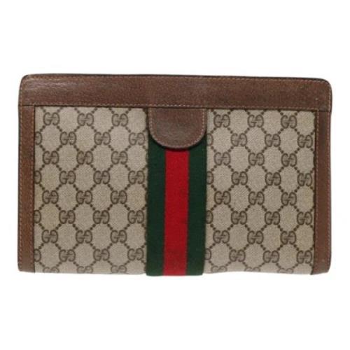 Pre-owned Canvas gucci-tasker