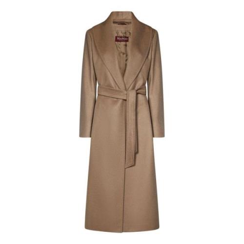 Beige Cashmere Wrap Coat AW24