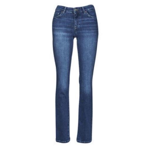 Flare Jeans LIFE REG STRT DNM DOT Blå