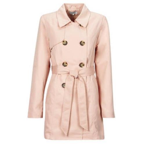 Valerie Pink Trench Coat