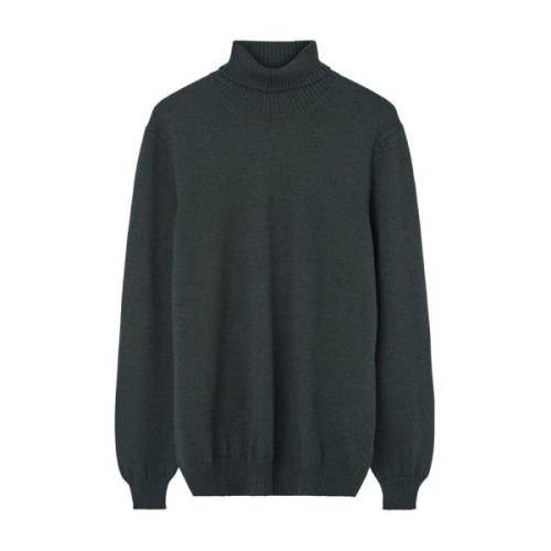 Grøn Turtleneck Sweater