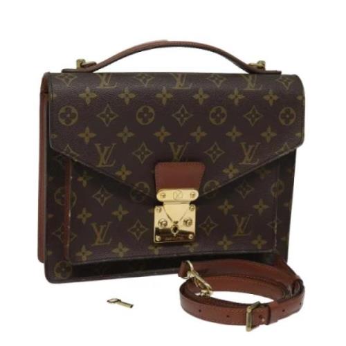 Pre-owned Canvas louis-vuitton-tasker