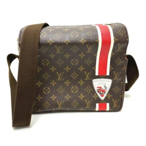 Pre-owned Canvas louis-vuitton-tasker