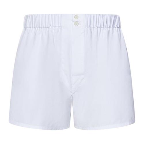 Hvide bomuld boxershorts AW24