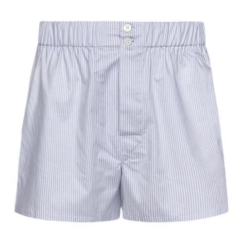 Hvide Micro Stripe Boxershorts