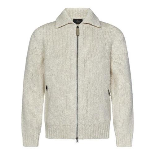 Beige Strikvarer Lynlås Cardigan AW24