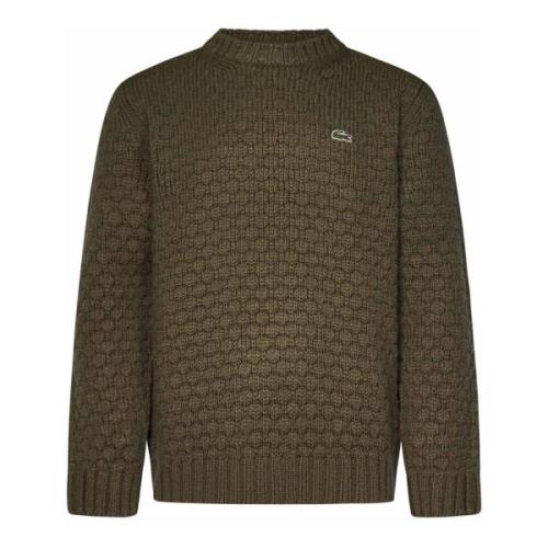 Grøn Uld Bold Motiv Sweater