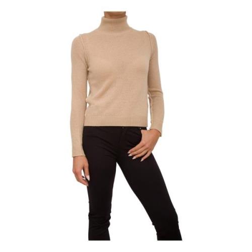 Kashmir Turtleneck Sweater Kamel