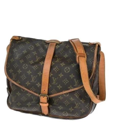 Pre-owned Canvas louis-vuitton-tasker