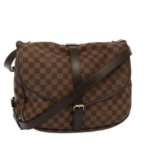 Pre-owned Canvas louis-vuitton-tasker