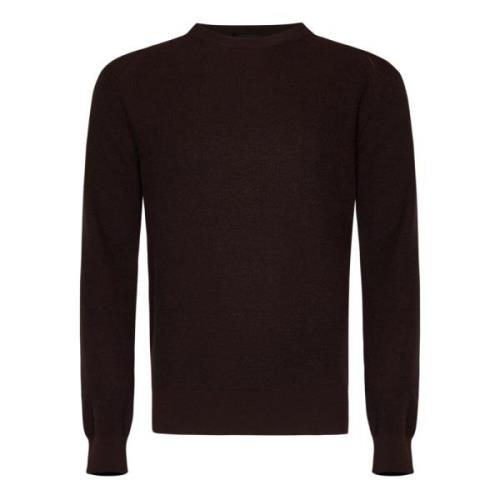 Mørkebrun Cashmere Uld Sweater