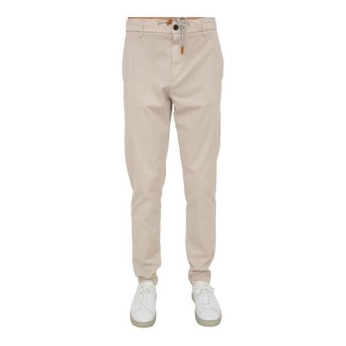 Beige Jogger Bukser Stilfuld Behagelig