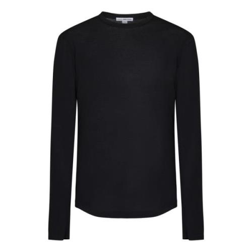 Sorte T-shirts og Polos med Ribbed Crew Neck