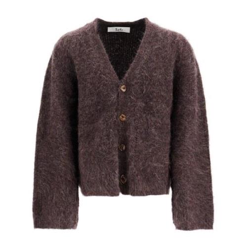 Blød Alpaka Blandingsstrik Cardigan