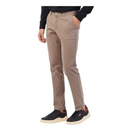 Beige Chino Bukser Slim Fit