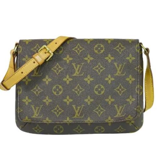 Pre-owned Canvas louis-vuitton-tasker