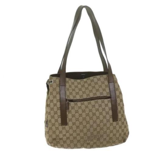 Pre-owned Canvas gucci-tasker