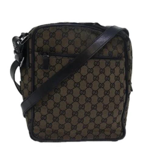 Pre-owned Canvas gucci-tasker