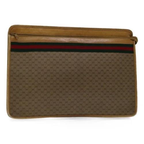 Pre-owned Canvas gucci-tasker