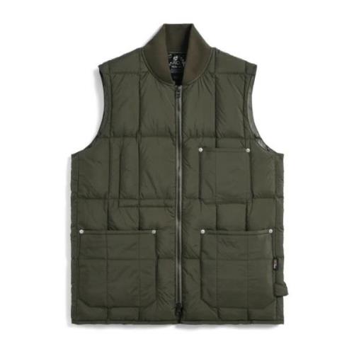 Olivengrøn Puffer Vest