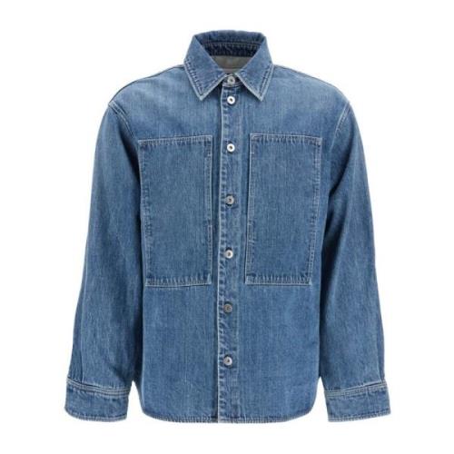 Japansk Denim Overshirt til Mænd