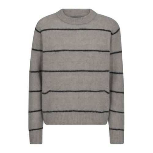 Slim Stripe Crewneck Striktrøje