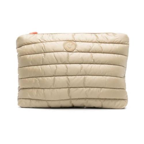 Quiltet Beige Vandafvisende Taske