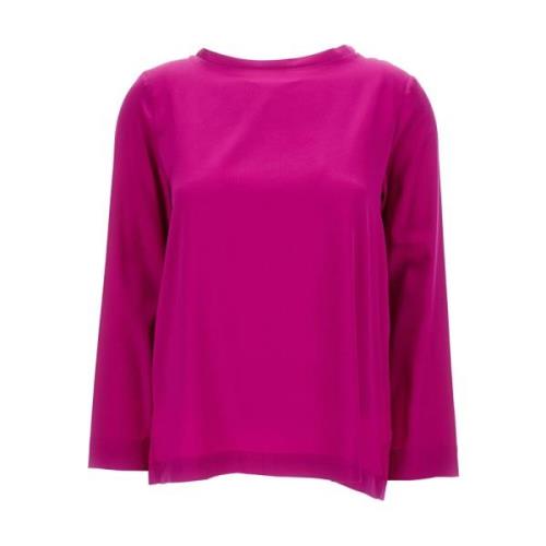 Fuchsia Silke Crewneck Sweater