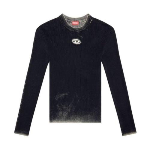 Sort Cut-Out Jumper med Oval D