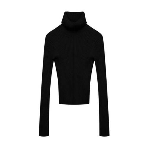 Elegant Turtleneck Strik Top