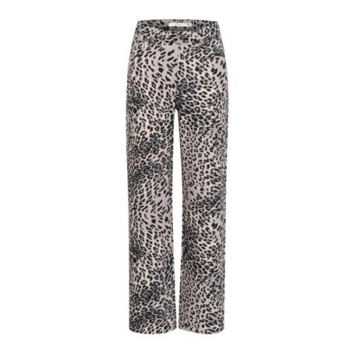 Brede Ben Leopard Print Jeans