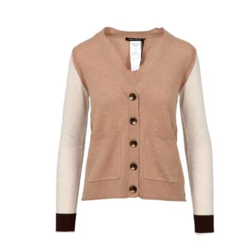 Kameluld Kashmir Sweater Farveblok