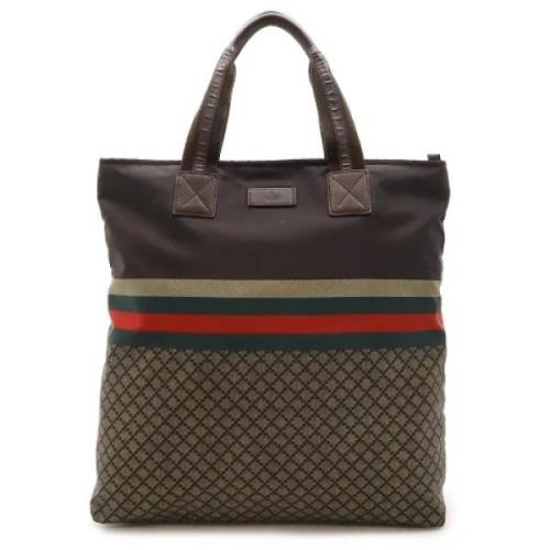 Pre-owned Canvas gucci-tasker