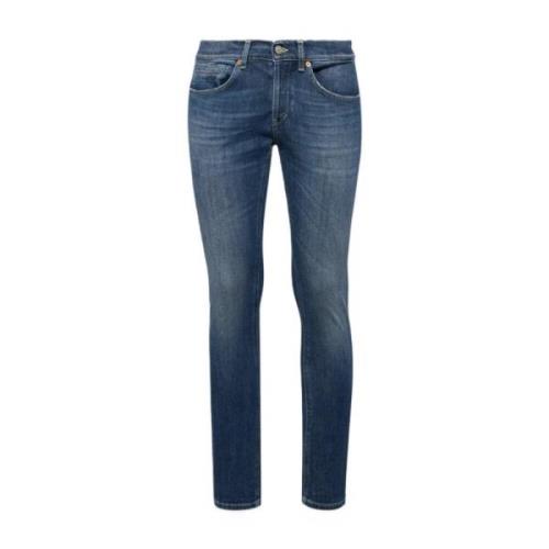 Slim Fit Blå Denim Jeans