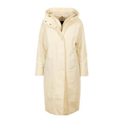 Creme Parka Frakke