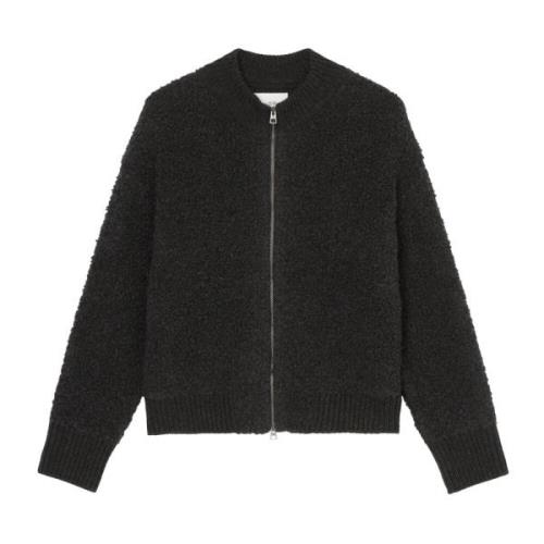 Bouclé cardigan løs