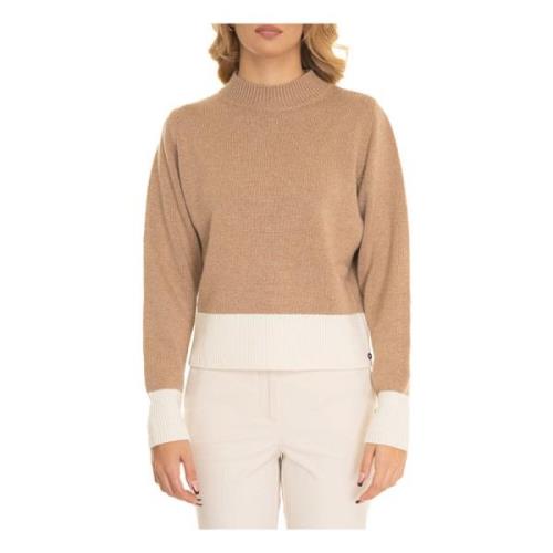 Tofarvet Uld Turtleneck Jumper