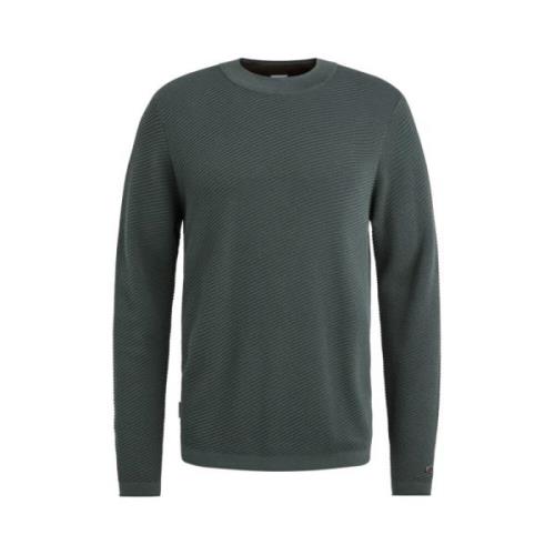 Struktureret Mock Neck Bomuld Modal Sweater