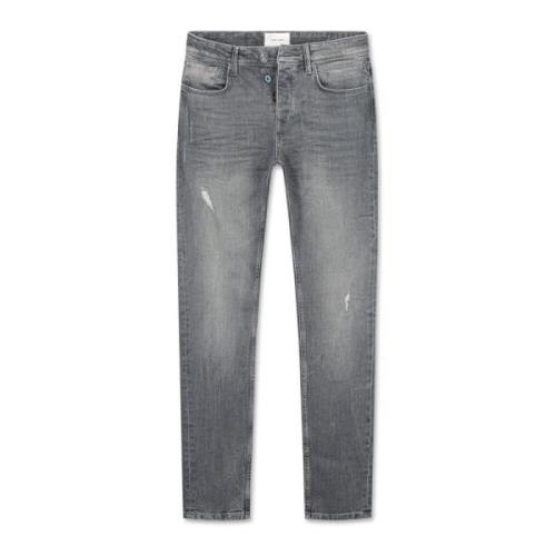 Slim Fit Grå Denim Jeans