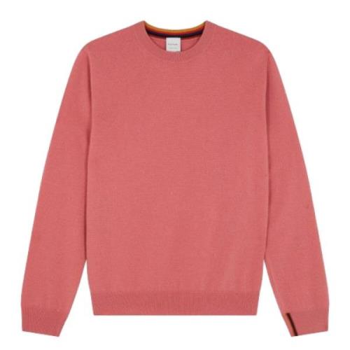 Kashmir Pink Sweater Ribbed Manchetter