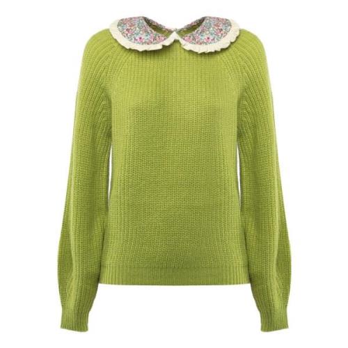 Calia Sweater med Puff Ærmer